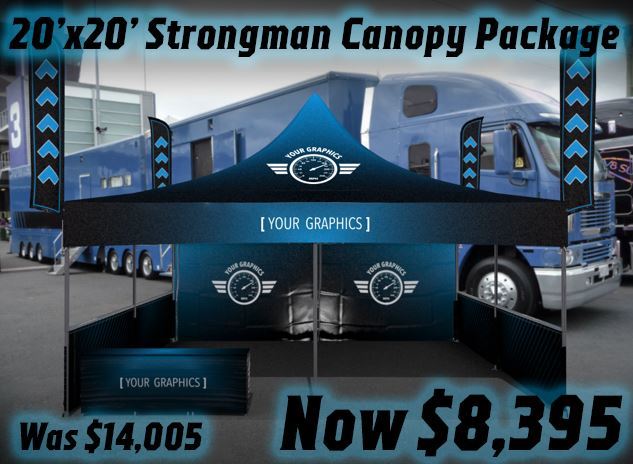 ZP Strongman Pop-up Canopy 20x20